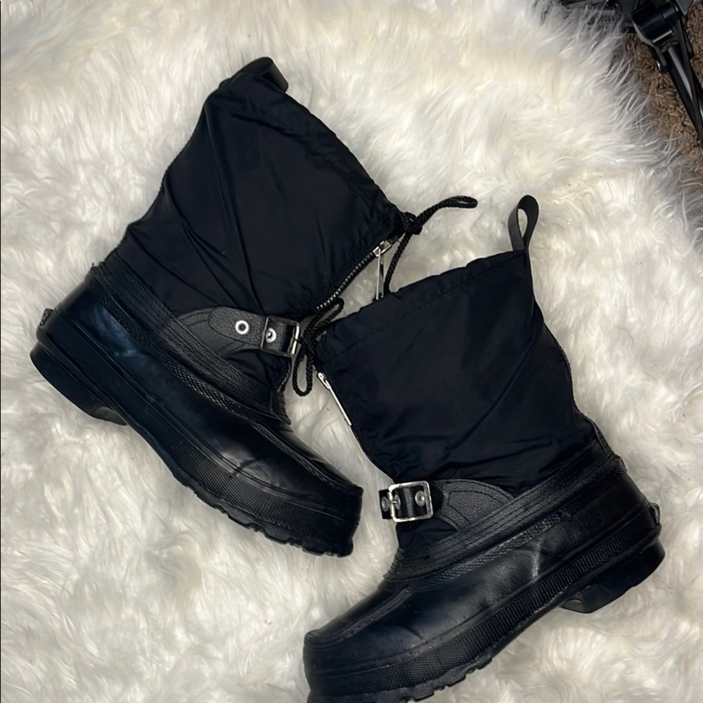 Womens Vtg TRAX Steel Shank Snowmobile Snow Boots